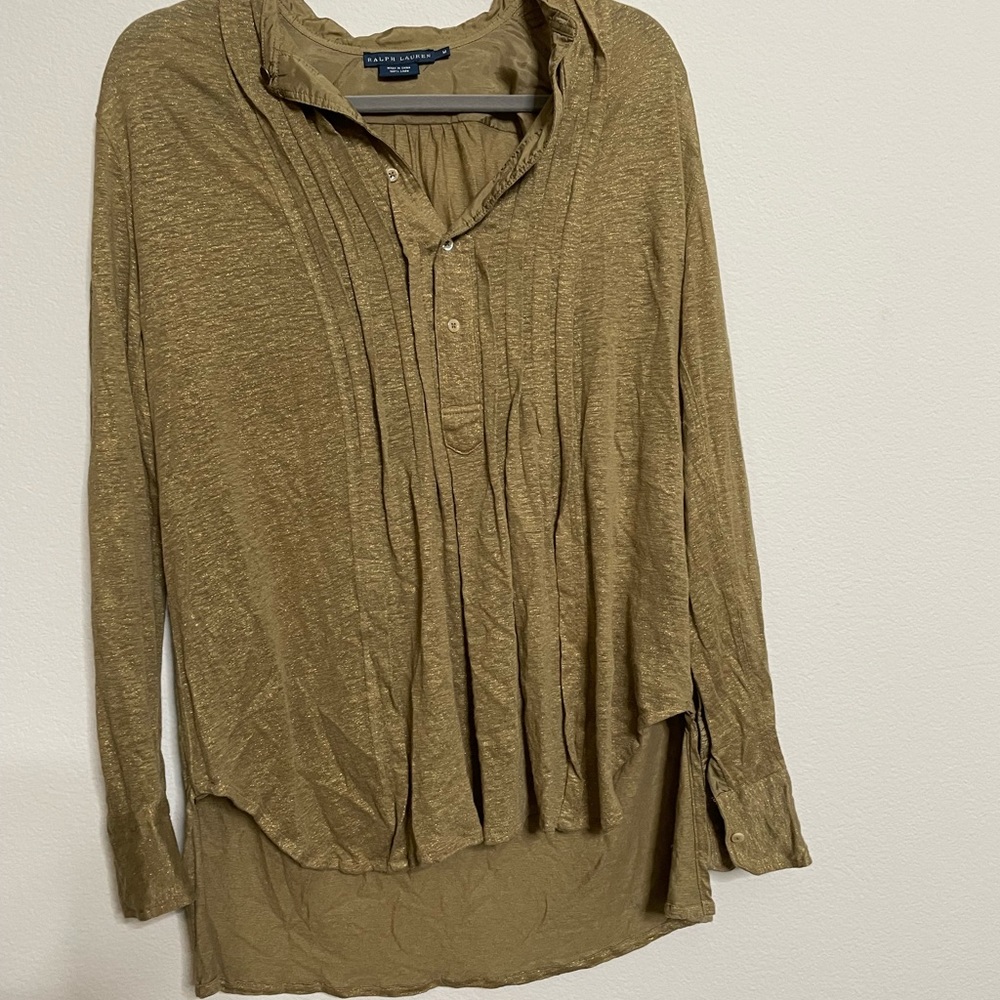 Ralph Lauren Shiny Long Top